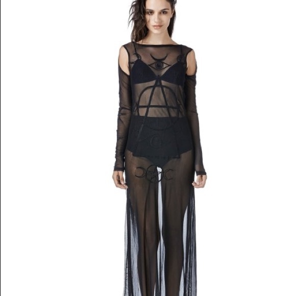 UNIF WICCAN MAXI DRESS XS - Picture 2 of 3